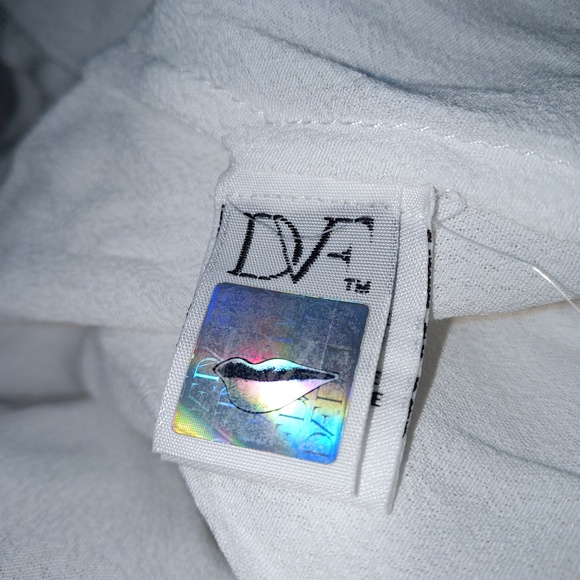 Diane von Furstenberg white blouse - size 12 - vintage - Picture 4 of 7